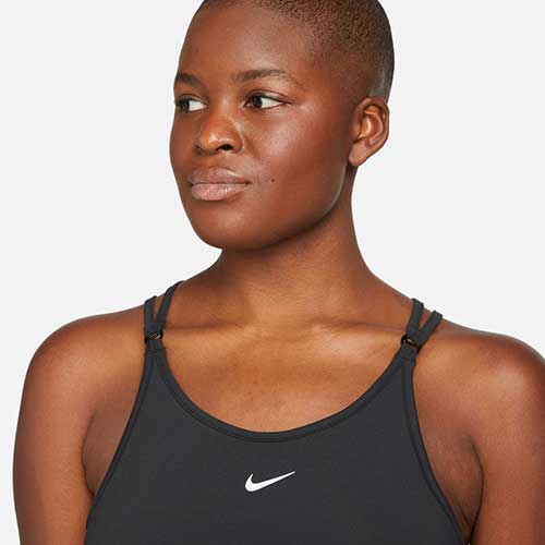 Nike, Canotta Nike Dri-Fit One Luxe Slim Fit Strappy Donna - Nero