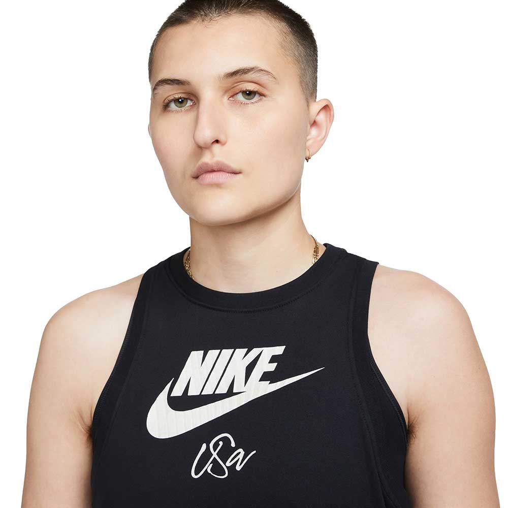Nike, Canotta USA Futura Donna - Nero