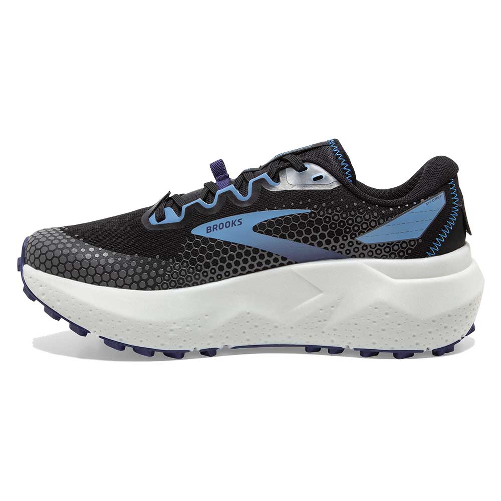 Brooks, Donna Caldera 6 Trail Running Shoe - Nero/Blissful Blue/Grigio - Regular (B)