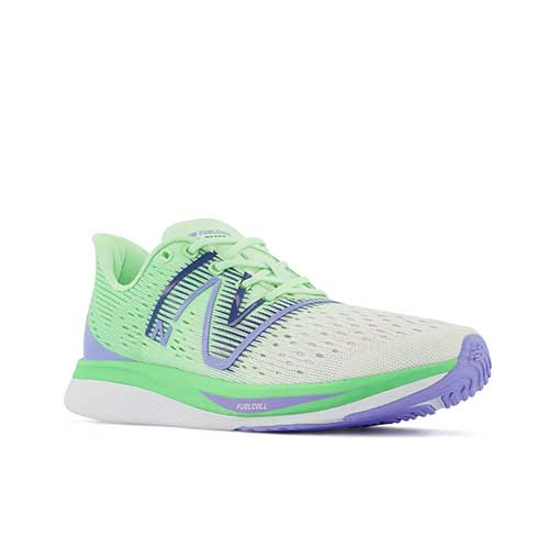 Nuovo equilibrio, Donne FuelCell SuperComp Pacer - Bianco/Vibrant Spring Glo - Regolare (B)