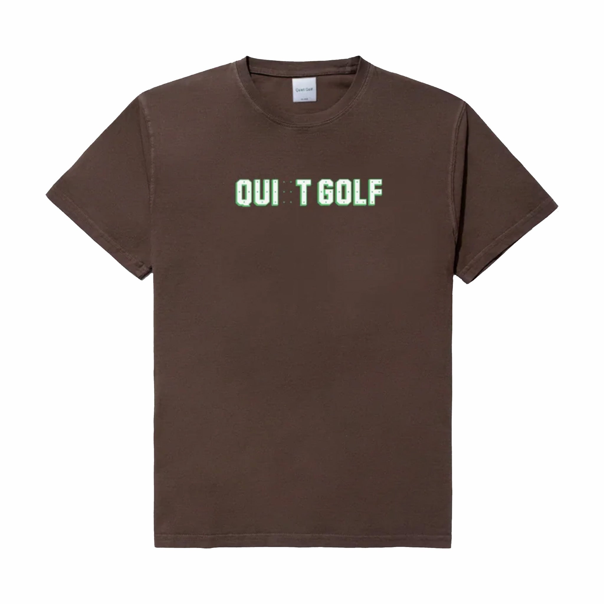 Golf tranquillo, Maglietta Quiet Golf Quit Golf (Marrone)