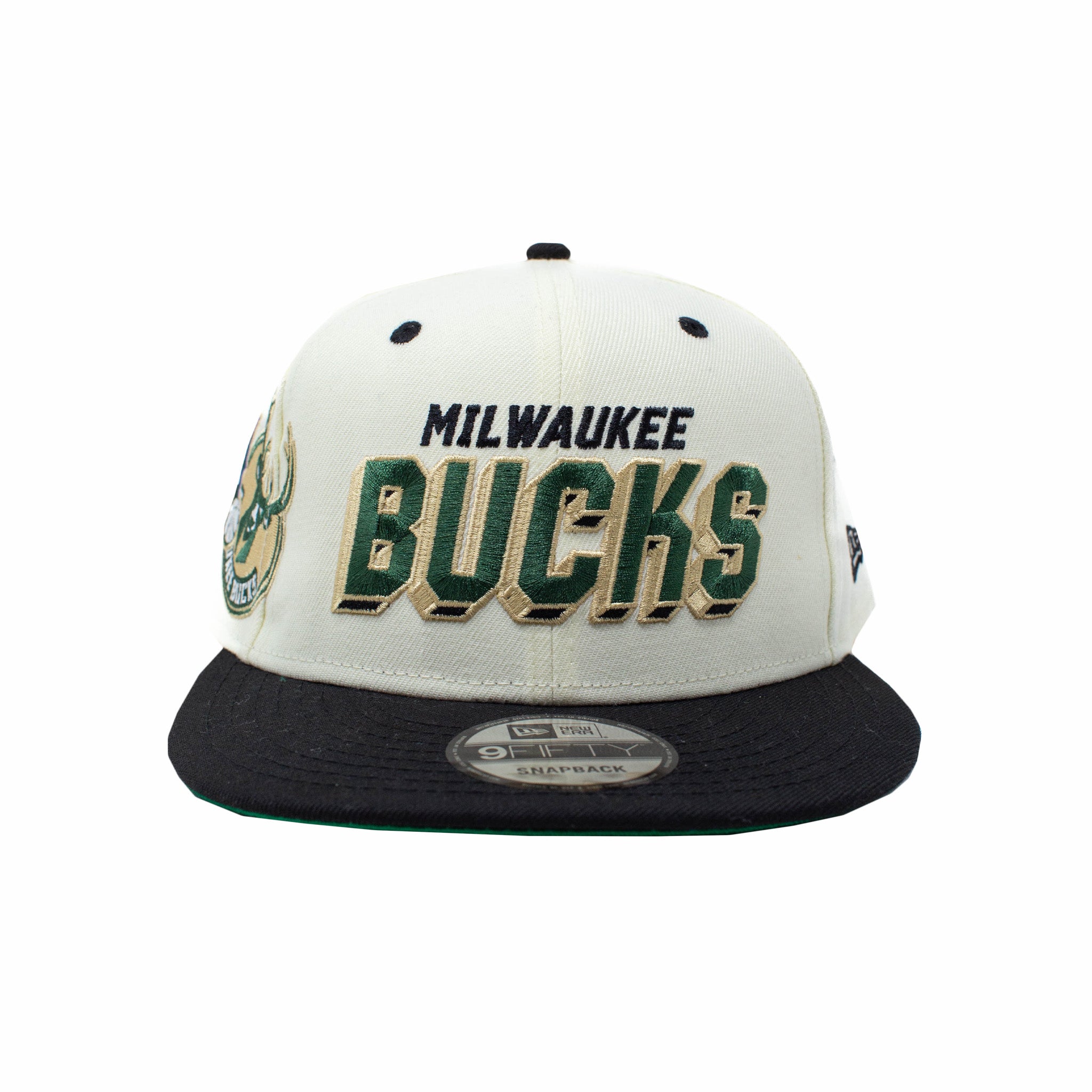 Nuova Era, New Era x Awake NY x NBA Milwaukee Bucks 9FIFTY (bianco cromo)
