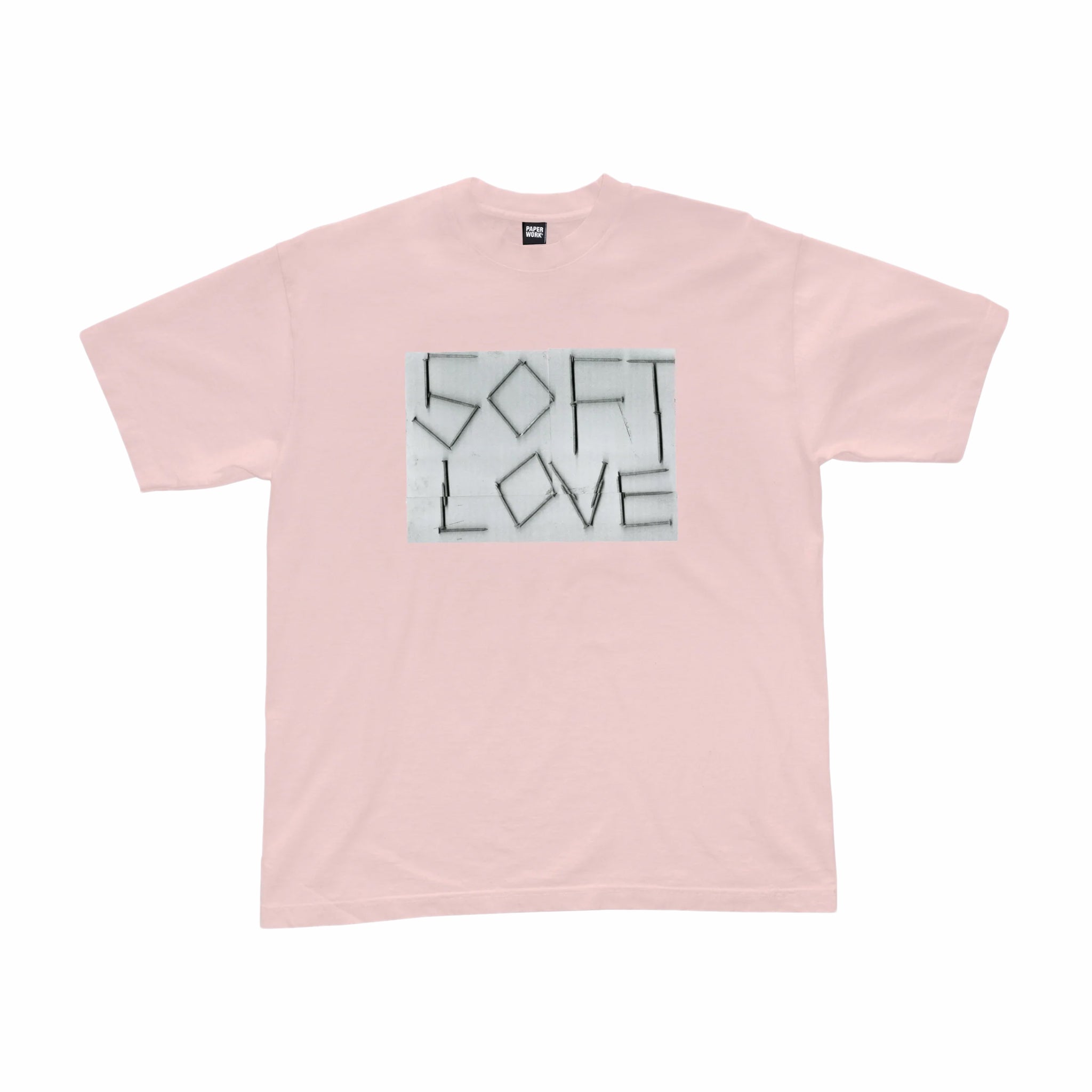 Lavoro cartaceo, T-shirt Paper Work Soft Love P/E (rosa)
